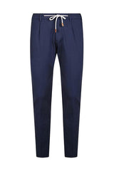 Nylon elastane cotton trousers