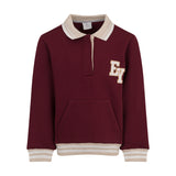 SWEATSHIRT WITH CONTRAST COLLAR