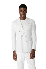 GIACCA DOPPIOPETTO LINO COTONE