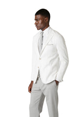 GIACCA MONOPETTO LINO COTONE