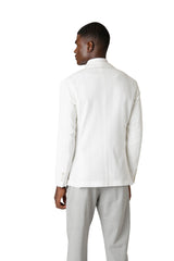 GIACCA MONOPETTO LINO COTONE