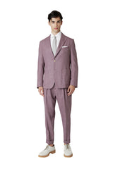 ABITO MONOPETTO LANA SETA LINO