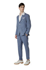 ABITO MONOPETTO LANA SETA LINO