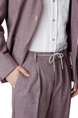 ABITO MONOPETTO LANA SETA LINO