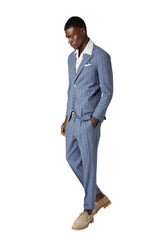 ABITO MONOPETTO LANA SETA LINO