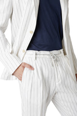 ABITO MONOPETTO LINO COTONE