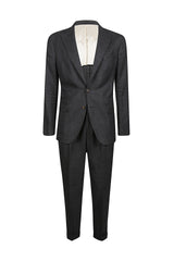 ABITO MONOPETTO LINO LANA SETA