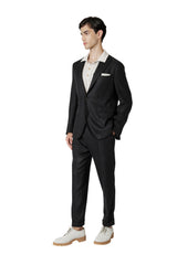 ABITO MONOPETTO LINO LANA SETA