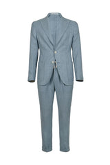 ABITO MONOPETTO LINO LANA SETA