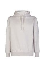 FELPA CON CAPPUCCIO COTONE CASHMERE SETA