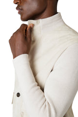 GIUBBINO BIMATERICO SUEDE E MAGLIA