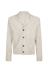 GIUBBINO IN PELLE SUEDE RESINATO