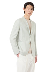 GIACCA MONOPETTO LINO LANA SETA