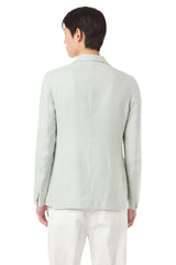 GIACCA MONOPETTO LINO LANA SETA