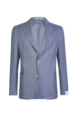 GIACCA MONOPETTO LINO LANA SETA