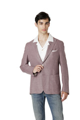 GIACCA MONOPETTO LINO LANA SETA