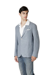 GIACCA MONOPETTO LINO LANA SETA