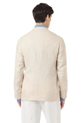 GIACCA MONOPETTO LINO LANA SETA