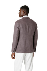 GIACCA MONOPETTO LINO LANA SETA