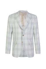 GIACCA MONOPETTO LINO LANA SETA