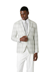 GIACCA MONOPETTO LINO LANA SETA