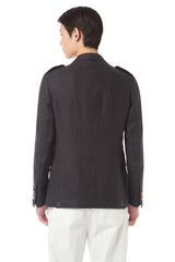 GIACCA MONOPETTO LINO