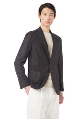 GIACCA MONOPETTO LINO LANA SETA