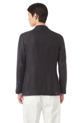 GIACCA MONOPETTO LINO LANA SETA