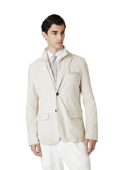 GIACCA CON PETTORINA SUEDE E MAGLIA