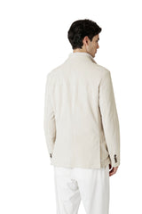 GIACCA CON PETTORINA SUEDE E MAGLIA