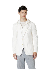 GIACCA CON PETTORINA LINO E COTONE