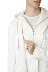 GIACCA CON PETTORINA LINO E COTONE