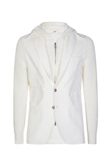 GIACCA CON PETTORINA PIQUET E COTONE COSTA INGLESE