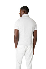 GILET REVERSIBILE LINO E COTONE