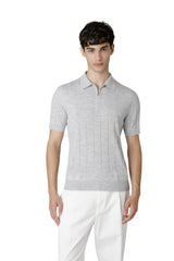 MAGLIA MEZZA ZIP LANA 14 MICRON