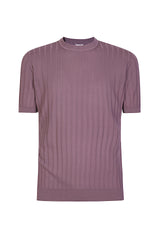 MAGLIA GIROCOLLO COTONE CREPE