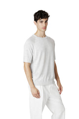 MAGLIA GIROCOLLO LINO