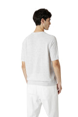 MAGLIA GIROCOLLO LINO