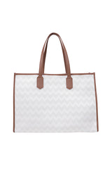 BORSA COTONE E PELLE