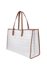 BORSA COTONE E PELLE