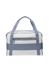 BORSA COTONE E PELLE