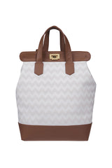 ZAINO COTONE E PELLE