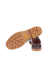 SCARPA STRINGATA PELLE BUFALO