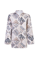 KIMONO SHIRT WITH PRINT