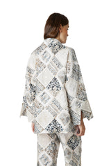 KIMONO SHIRT WITH PRINT
