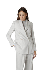 LONG DOUBLE-BREASTED JACKET