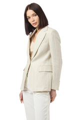 ONE-BUTTON JACKET
