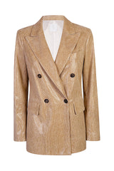 DOUBLE-BREASTED LEATHER JACKET