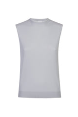 SLEEVELESS CREWNECK SWEATER