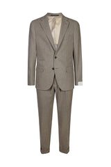 SINGLE BREASTED SUIT WITH PENCED PANTS